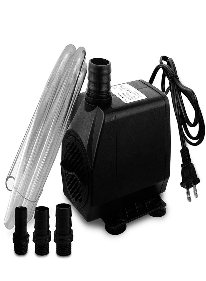 PULACO Large Flow: 800GPH（3000L/H）Submersible Pump with 6.5 ft Tubing, 45Watt Durable Fountain Water Pump With 4 Nozzles For Above 80 gallons Fish Tank or Pond - Image 1